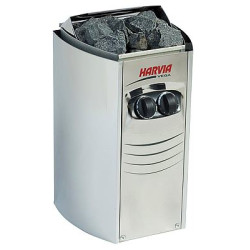 Calentador de sauna eléctrico - HARVIA Vega Compact BC23 con panel de control