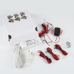 Iluminación de sauna HIDEALITE, 6 uds. 