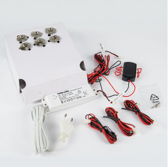 Iluminación para sauna HIDEALITE, 6 unidades.