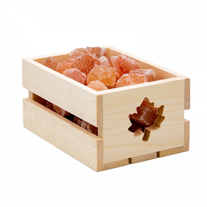 Sal del Himalaya en una caja de 3,5 kg.