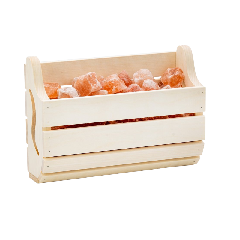 Sal del Himalaya en una caja de 6,5 kg.