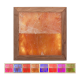 Lámpara LED RGB de sal del Himalaya, madera de cedro