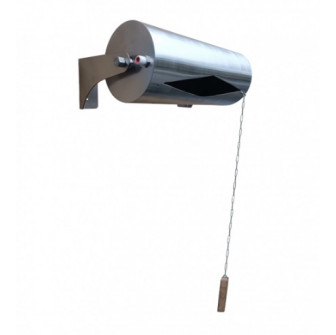 Cubo vertedor horizontal 25 l, acero inoxidable