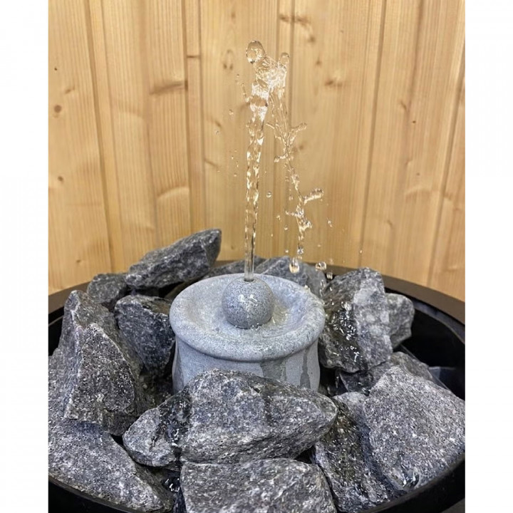 Fuente de sauna de esteatita Hukka Kaste