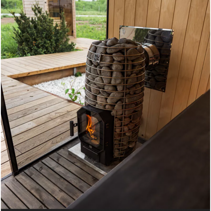 Estufa de sauna de leña HUUM HIVE Flow
