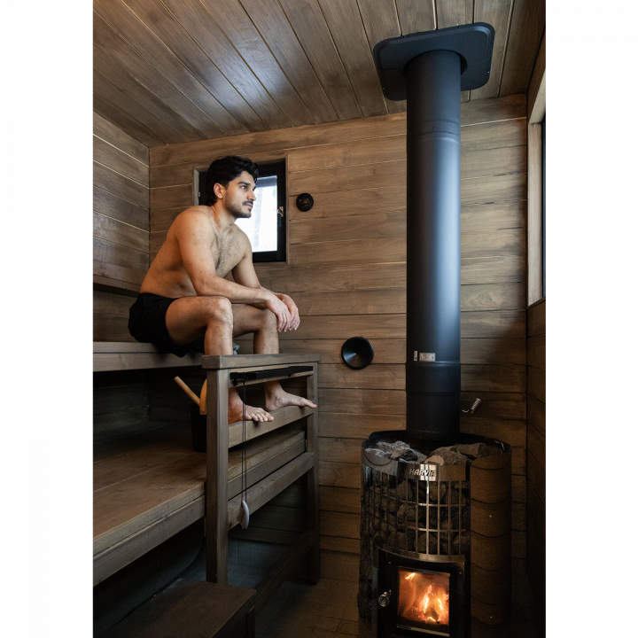 Calentador eléctrico para sauna - Harvia Legend PO110FC 10,8 kW WiFi negro