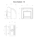 Calentador de sauna de leña - NOVA KASKAD 18 - 5