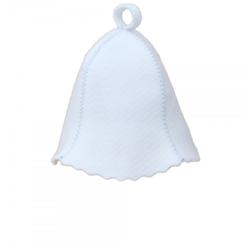 Gorro de sauna blanco