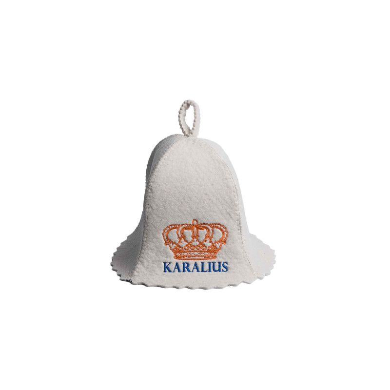 Gorro de sauna - KARALIUS, blanco