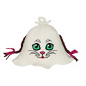 Gorro de sauna - Gato con coletas - 0