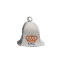 Gorro de sauna - KING, blanco - 0