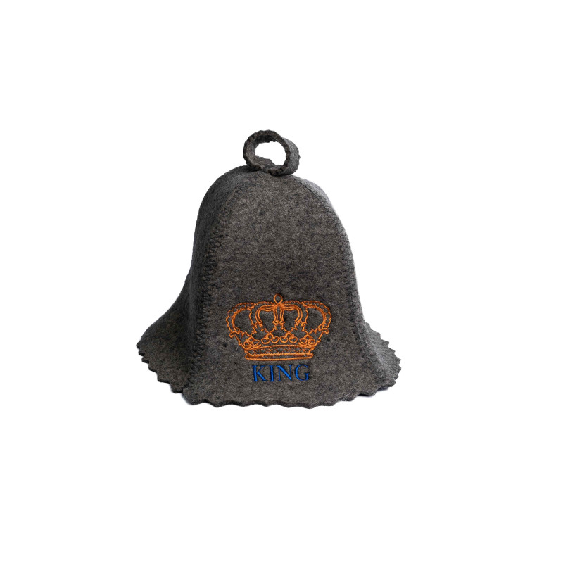 Gorro de sauna - KING, gris