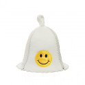 Gorro de sauna - sonrisa, blanco - 0