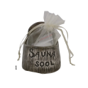 Recipiente de cerámica para sal de sauna - oscuro 120 ml - 2