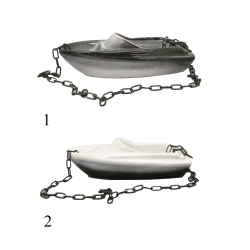 Contenedor de cerámica para aromas - barco  Contenedor de cerámica para aromas - barco