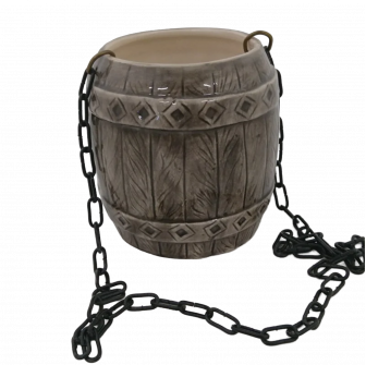 Recipiente de cerámica para aromas - barril