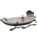 Recipiente de cerámica para aromas - barco con aroma - 0