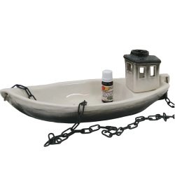 Recipiente de cerámica para aromas - barco con aroma 