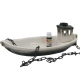 Recipiente de cerámica para aromas - barco con aroma