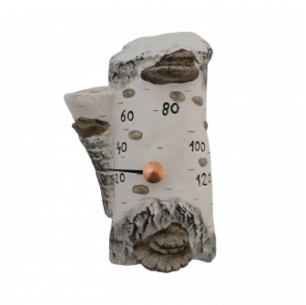 Termómetro de sauna de cerámica - abedul