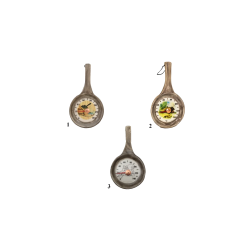 Termómetro de sauna de cerámica - sartén 