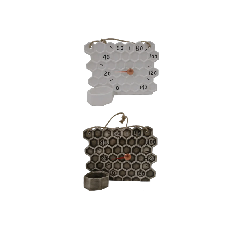 Termómetro de sauna de cerámica - panal