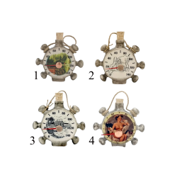 Termómetro de sauna de cerámica - timón de barco 