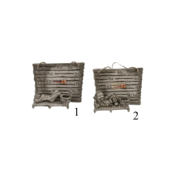 Termómetro de sauna de cerámica: un pequeño barril para aromas 