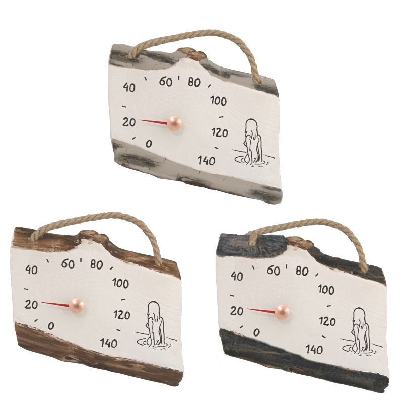 Termómetro de sauna de cerámica - niña en el agua