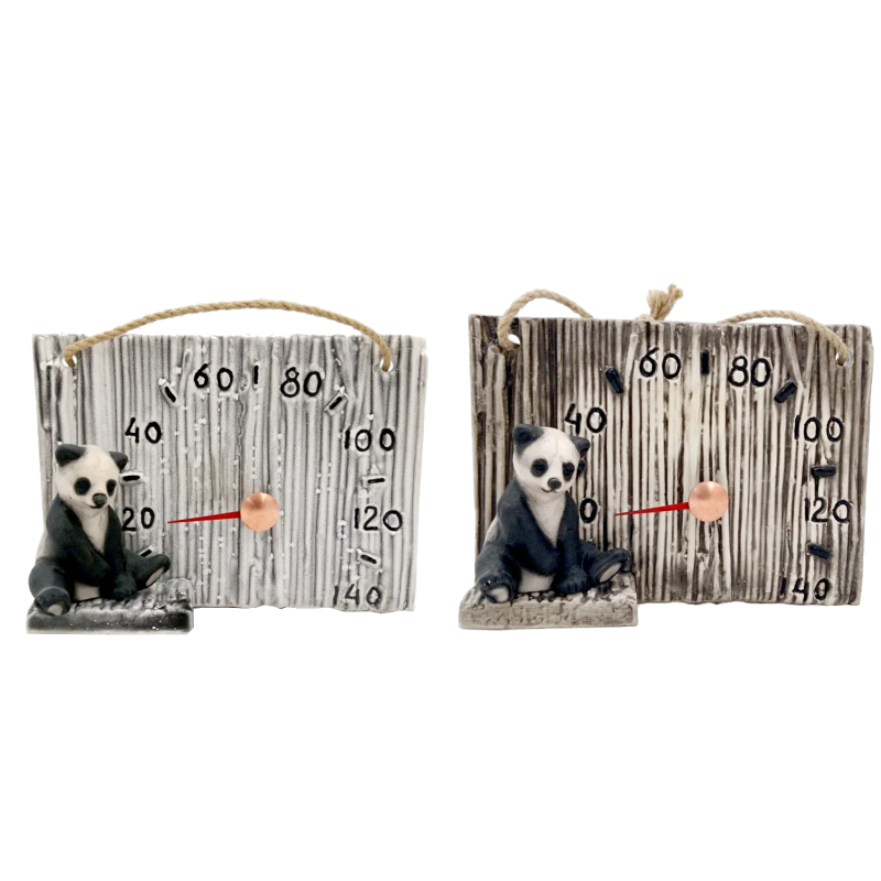 Termómetro de sauna de cerámica - panda