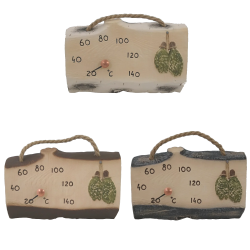 Termómetro de sauna de cerámica - batidores de sauna 