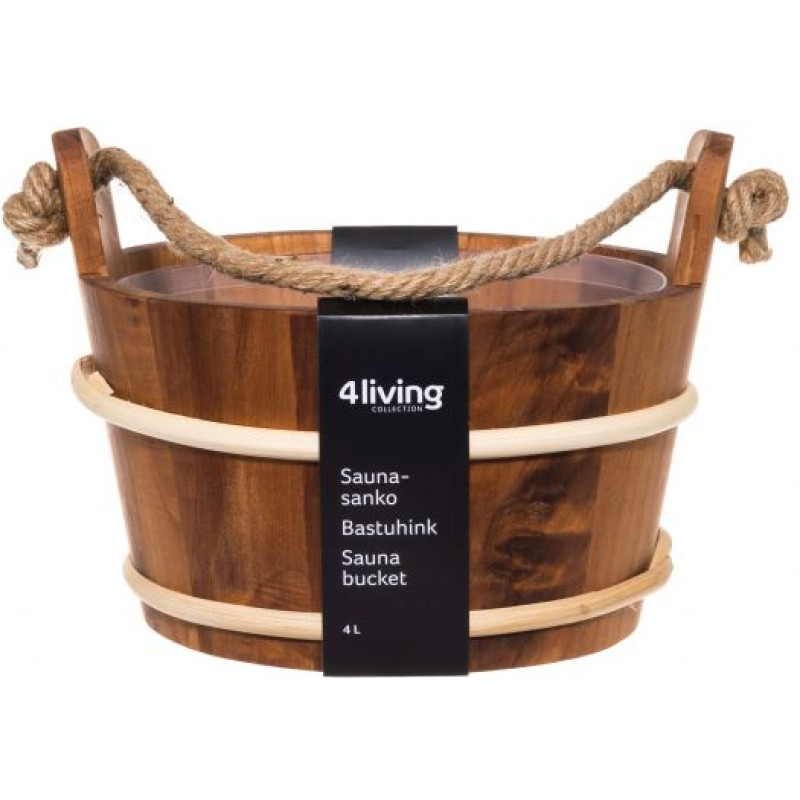 Cubo de aliso con inserto de plástico