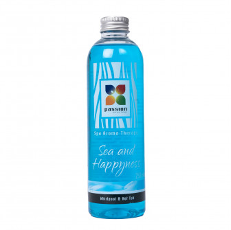 Aroma de aromaterapia PASSION para spas y bañeras de hidromasaje – Mar y Felicidad, 250 ml