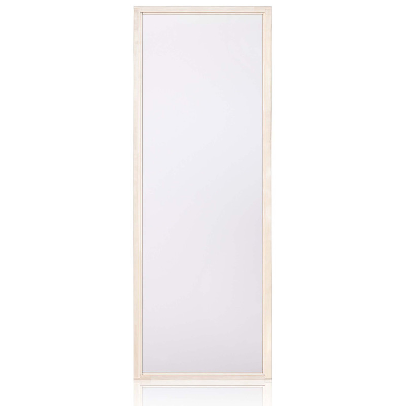 Ventana de sauna con marco de madera