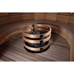 Barandilla de seguridad HARVIA Legend SASPO240L con LED  Barandilla de seguridad HARVIA Legend SASPO240L con LED