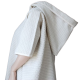 Poncho toalla de lino con capucha