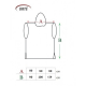 Poncho toalla de lino con capucha