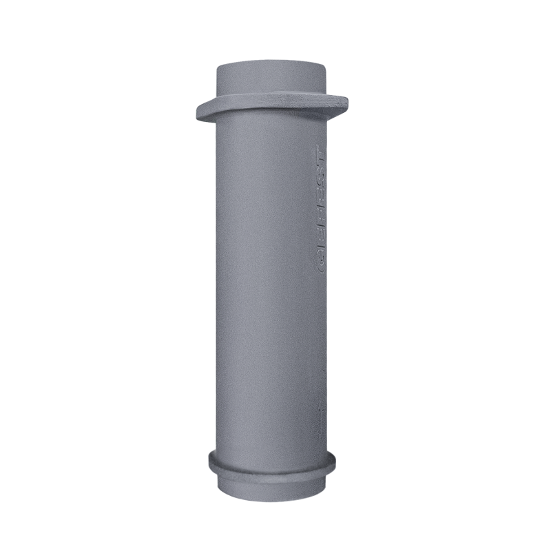 Tubo de chimenea inferior de hierro fundido para estufas GEFEST 180/500mm Tubo de chimenea inferior de hierro fundido para estufas GEFEST 180/500mm