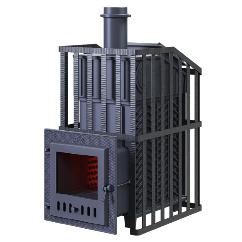 Estufa de leña para sauna GEFEST - GFS ZK Uragan 25 (M) en rejilla