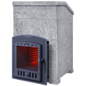 Estufa de sauna de leña - Kit GEFEST GROM 30 (P2) President 1020/60 TALCOMAGNESITE - 0