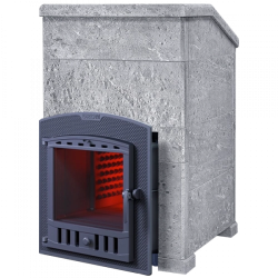 Estufa de sauna de leña - Kit GEFEST GROM 30 (P2) President 1020/60 TALCOMAGNESITE 