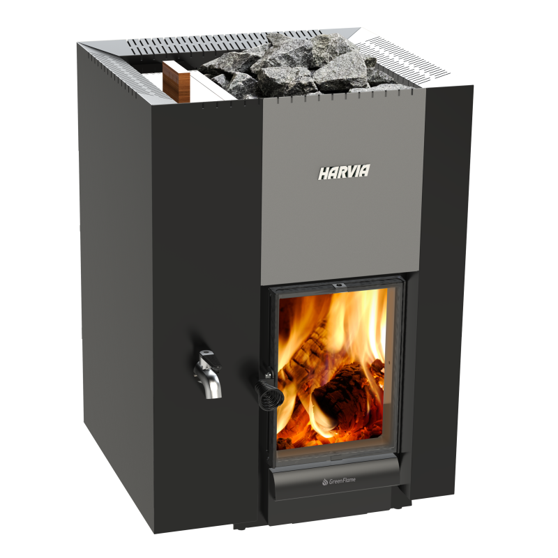 Estufa de sauna de leña - HARVIA 22 GreenFlame LS
