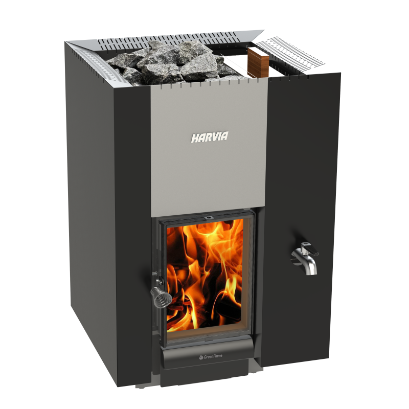 Estufa de sauna de leña - HARVIA 22 GreenFlame RS