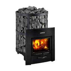 Estufa de leña para sauna - HARVIA Legend 240 Duo, negra 