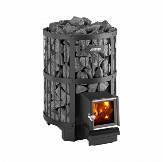 Estufa de leña para sauna - HARVIA Legend 240 SL BimSchV2, negra