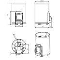 Estufa de sauna de leña - STOVEMAN 13R - 2