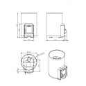 Estufa de sauna de leña - STOVEMAN 20R HEAVY - 3