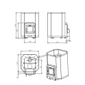 Estufa de sauna de leña - STOVEMAN 24 HEAVY - 2