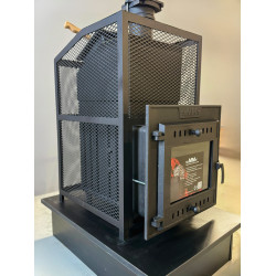 Estufa de leña para sauna - SUMMIT Mont Blanc con red clásica 