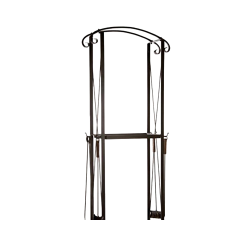 Soporte para leña con herramientas 